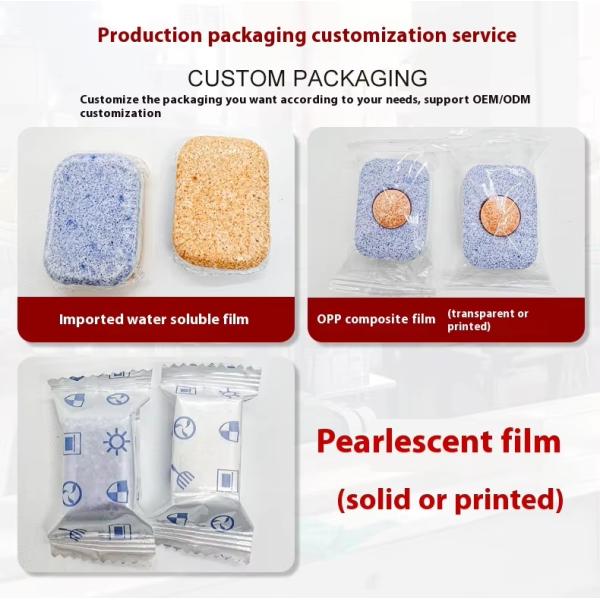 Eco-friendly Solid Shape Dishwashing Tablet Sheet 20g Or Customized Biodegradable Dishwasher Tablet