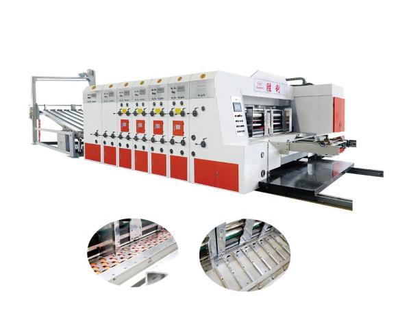 High Speed Flexo Printer Slotter Die Cutter PLC Controlling  For Corrugated Carton Box