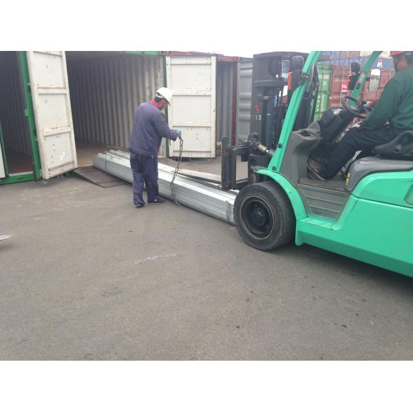 Порошкообразованная наружная охрана дорожная охрана ограждение якорный конец с оцинкованной отделкой