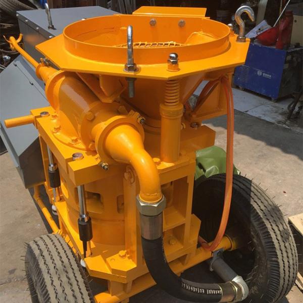 Желтый влажный насос Shotcrete машины 7.5Kw Shotcrete 4m3/H конкретный