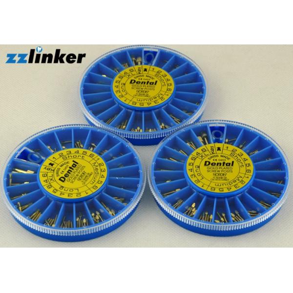 Винт нержавеющей стали Титанюм для столба замены зубов зубного имплантата покрытого золотом