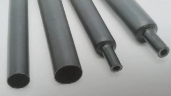 Anti UV Medium Wall Adhesive Lined Heat Shrinkable Tubing Cross linked Polyolefin Electric cable protectors