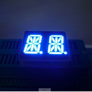 0.54 Inch 2 Digit 7 Segment Alphanumeric LED Display Common Anode Ultra Bright Blue