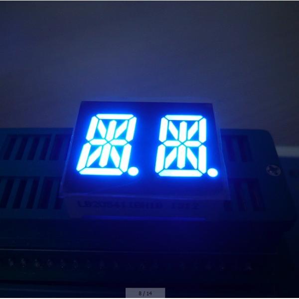 0.54 Inch 2 Digit 7 Segment Alphanumeric LED Display Common Anode Ultra Bright Blue