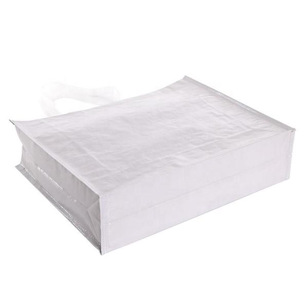 Reusable PP Woven Shopping Bag for Business Shopping Custom Printing and Eco-Friendly
