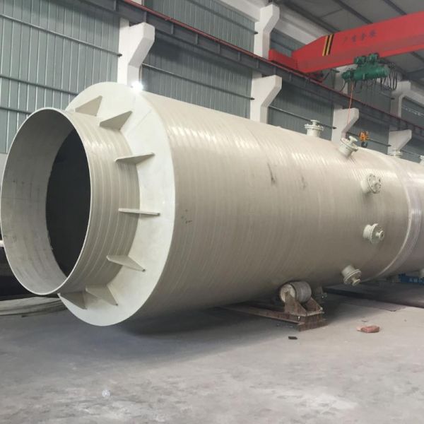 Electroplating Plant Waste Gas Treatment Spray Tower Corrosion Resistant