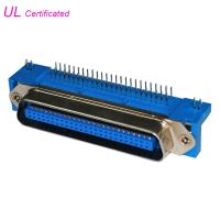 Conector macho 36pin 24pin 14pin do ângulo direito do PWB de 50 Pin Centronic com fechamento da placa