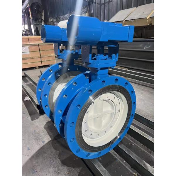 Stainless Steel Disc Carbon Steel Flanged Ball Valve Ductile Iron Body