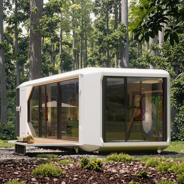 Capsule mobile personnalisable avec panneau en alliage d'aluminium