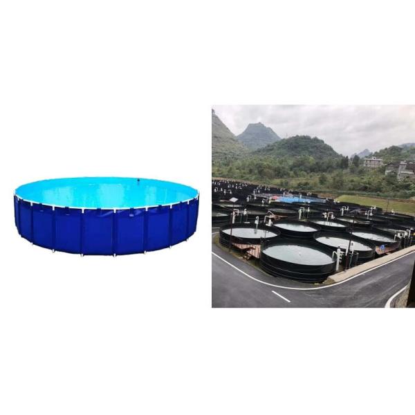 50000L гибкий складной 0,9 мм ПВХ брезент рыбный бак Наружный рыбный пруд Diy рыбный пруд