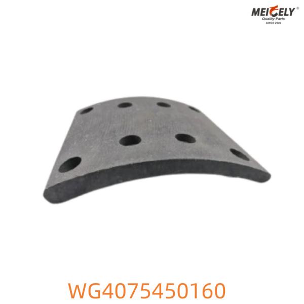 WG4075450160 Howo Brake Pads Reliable Friction Material For Optimal Stopping Power