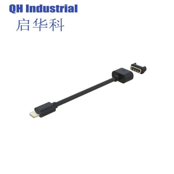 New Style Charging 2 3 4 5 6 Pin Pogo Pin ipad Lightning Magnetic Charging Cable Male Female Pogo Pin Connector Power DC Magnets Smart Watch Pad Connecting Wire