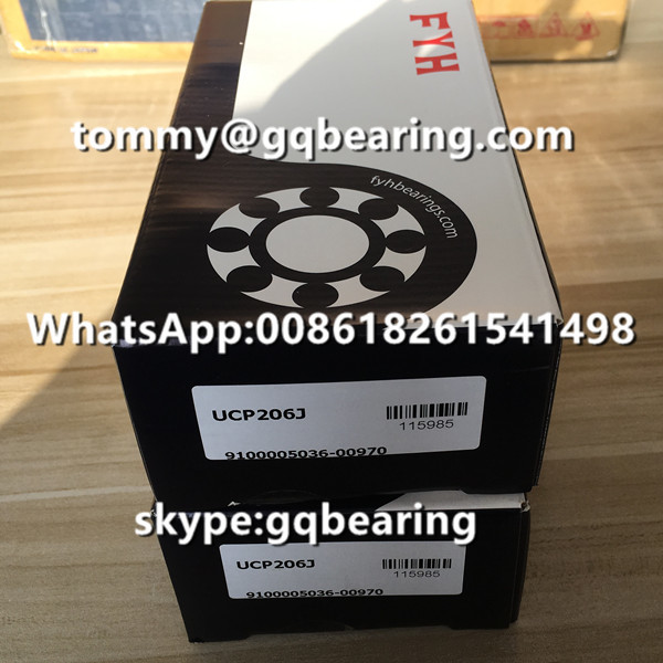 Японское происхождение Литой железный материал FYH UCP206J Двухструнный подушечный блочный шарикоподшипник