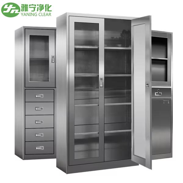 Stainless Steel Hospital Storage Cabinets For Medicine