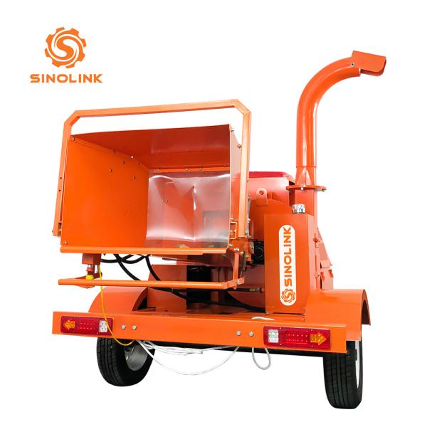 Disc Type 27HP Gasoline Engine Atv Wood Chipper Certification