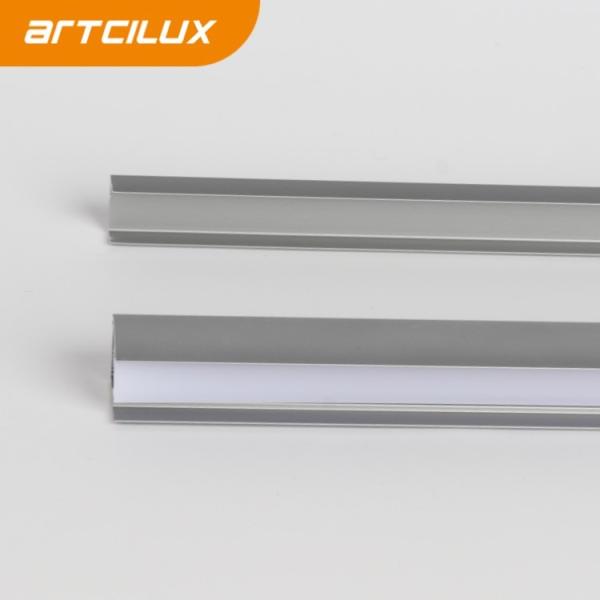 A2108 LED Glass Clip Light 200-3000mm Length 12.3mm Width 21mm Height DC12V/24V 7.5W/m 2835/120PCS/M 3000/4000/6000K