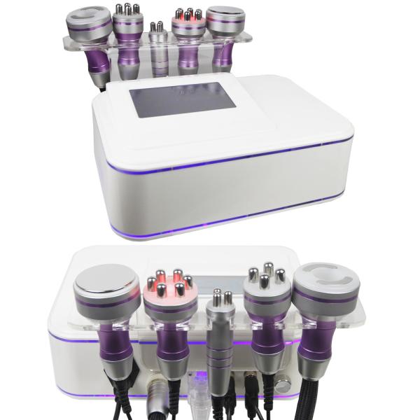 40K Ultrasonic Cavitation Slimming Machine 5 In 1 Weight Loss RF Skin Tightening