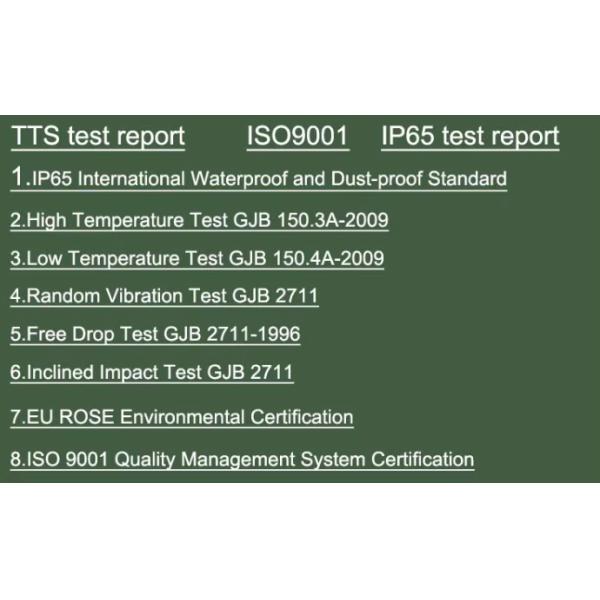 Anticaídas 850 mm Caja militar de moldeo rotativo caja militar verde