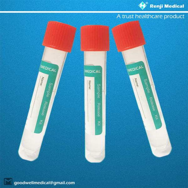 трубка собрания образца 60x48x35cm, романная трубка пробирки Coronavirus стериль