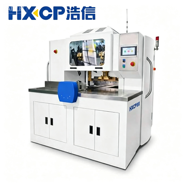 HX15ST Semi Automatic Trimmer Featuring Servo Driven Cutting and Pneumatic