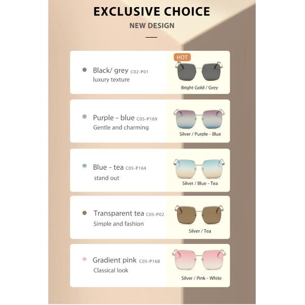 Рамка металла поляризовывала объективы триацетата солнечных очков дам прочные