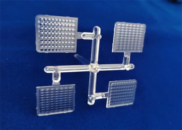 Design / Custom Made OEM / ODM Fly Eye Plastic Lens Array LED Colorless PMMA AR Coating 25X12X2
