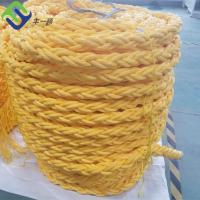 Corde d'amarrage en polypropylène tressée à 8 brins de haute traction Corde marine en PP