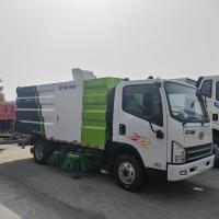 FAW RHD Road Washing Truck High Pressure Diesel Fuel Street Sweeper Vehicle