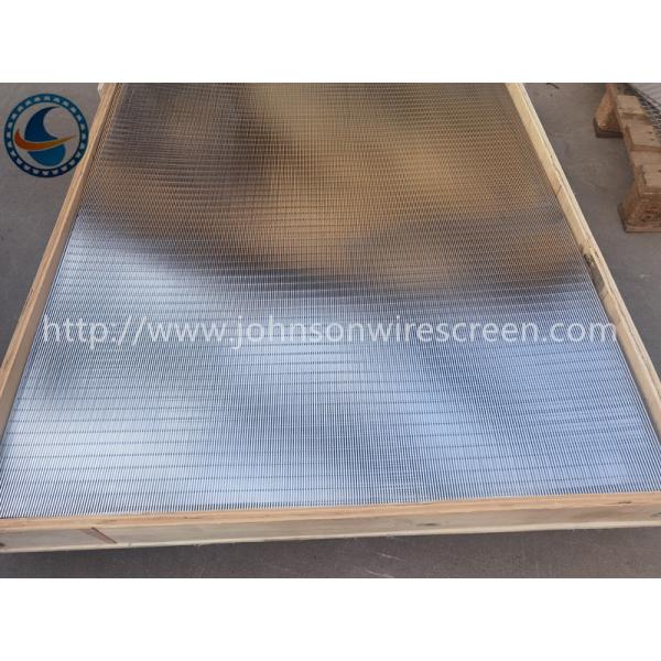 2507 Stainless Steel Slotted Wedge Wire Screen Panels For Petroleum Industry