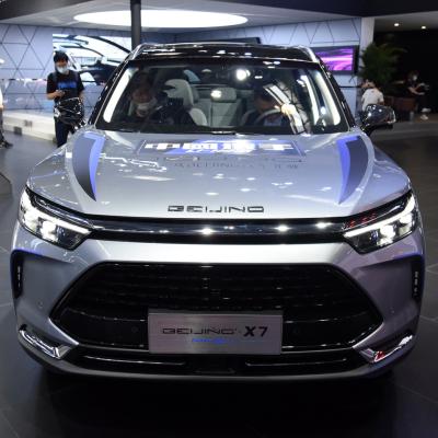 124KW Total Motor Power Baic Beijing X7 PHEV Plug in Hybrid SUV Car with Left Drive