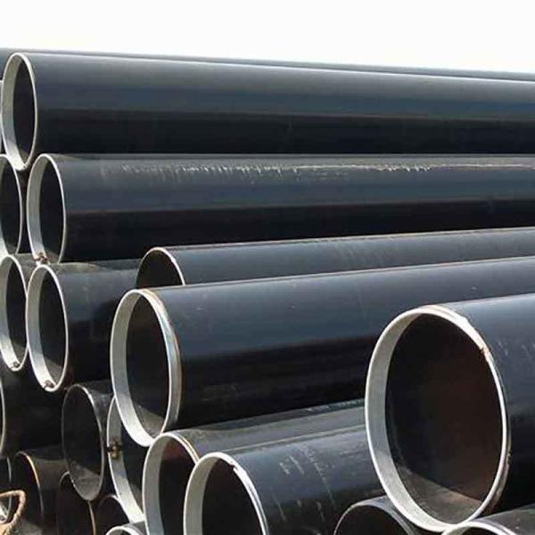 ERW Carbon Steel Black Welded Seamless Tube ASTM A53 JIS/BIS Certified Hot Rolled Structure Application in 6m 12m Length