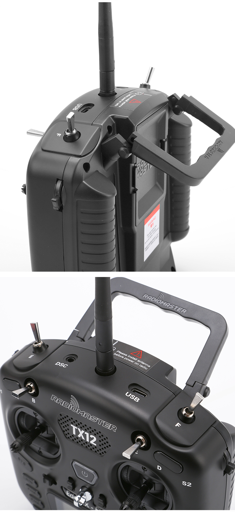 Radiomaster TX12 Mark II Radio Controller ELRS/CC2500 EdgeTX OpenTX 16CH Multi-Module Compatible Radio Control Transmitter