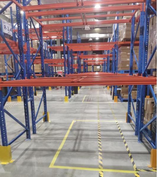 Custom Industrial Steel Selective Pallet Racking Adjustable Warehouse Beam Racking