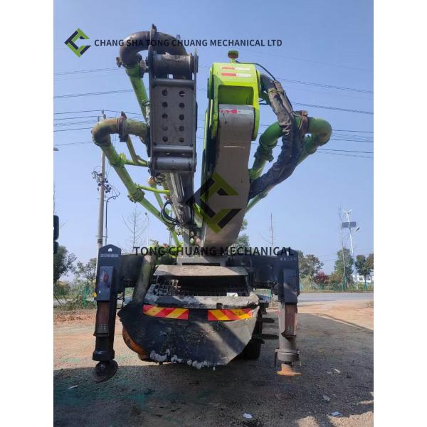 Zoomlion ZLJ5440THBBF 56X-6 RZ Mercedes Benz Used Concrete Pump Truck Four Axle 56M