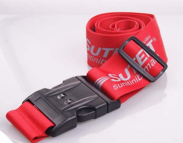 Fashionable Custom LOGO Monogrammed Security Straps For Luggage