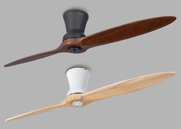 2 Leaf Solid Wood Ceiling Fan With Light Frequency Conversion 110V