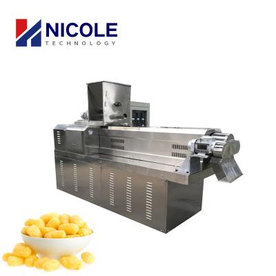 Linha de produção totalmente automático petiscos a rendimento elevado do sopro do milho que fazem a máquina