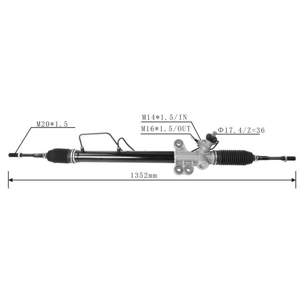 Полируя шкаф стальной бросать управляя для Nissan 49001-3XT0B