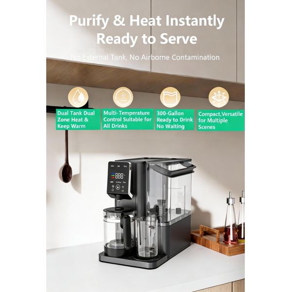 Desktop RO Water Dispenser True 100°C Boiling with 4 Temperature Control