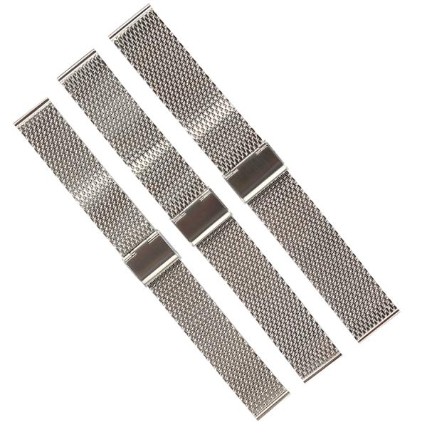 Отполированный ремешок для часов сетки 22mm, ремешки ROHS SS металлические
