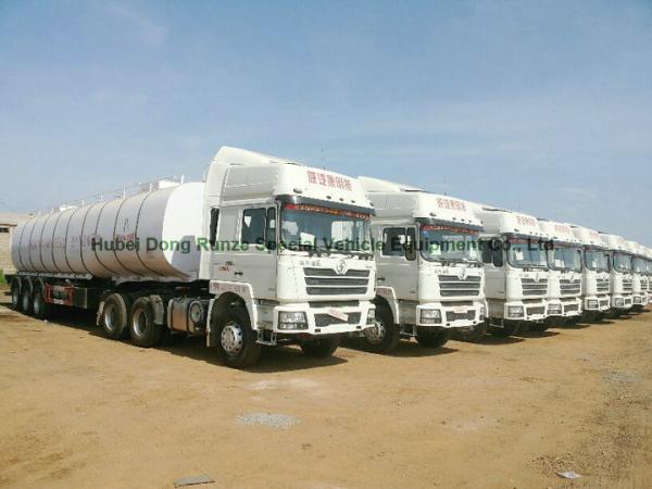 50Ton liquid Asphalt Tanker Semi-trailer with 2TBL45P  BALTUR  Heating and Insulation