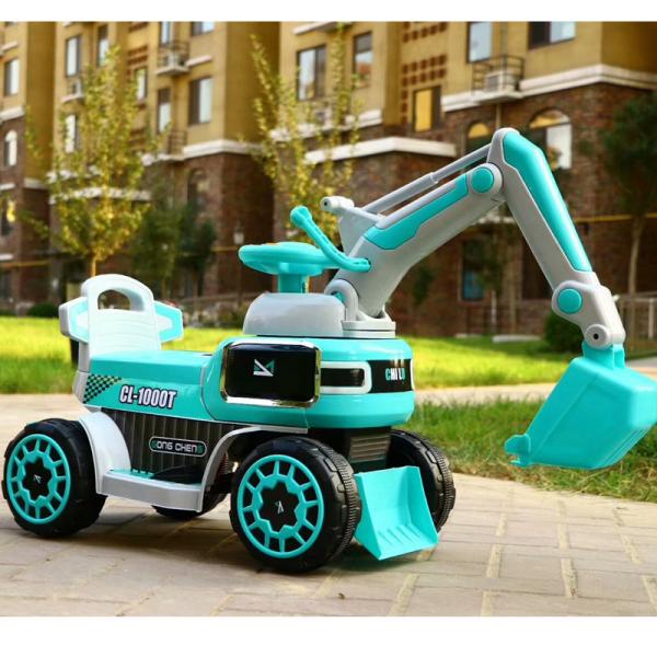 Пластиковые электрические экскаваторы Авто игрушки для детей 2022 год Подарки Возрастный диапазон от 2 до 4 лет