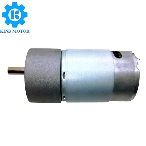 Low power KGM37-555 carbon brush metal gear box reducer 6v 24v 37mm low noise dc motors