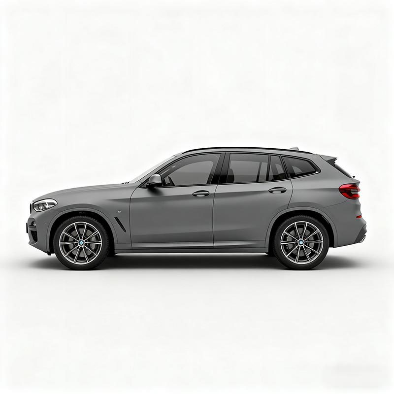 Matt Meteoric Grey Car Wrap Removable Automotive Vinyl Film HYM1033