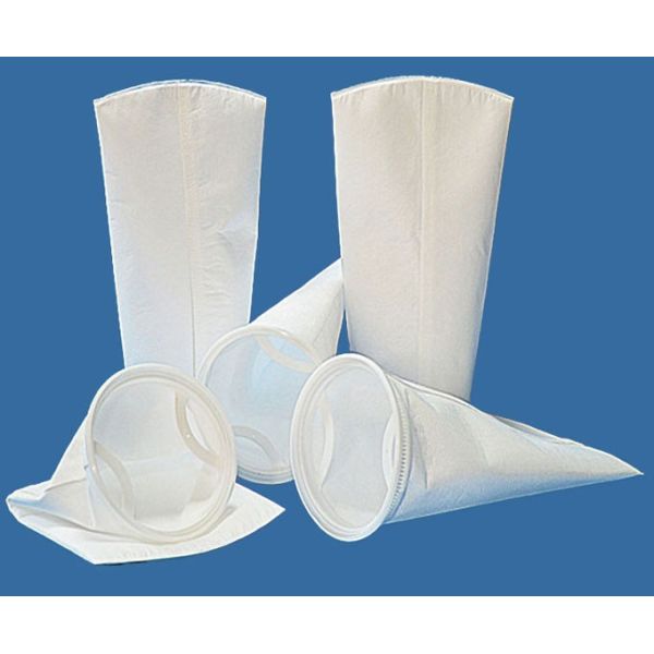 PP Non Woven Fabric Industrial Filter Bags 0.1μM-800μM Sealing Design