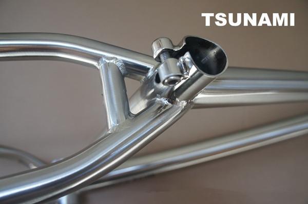 26er Chromolly Steel Dirtjump Frame Slope Style CR520 Titanium Chromed 12.5 Disc Brake