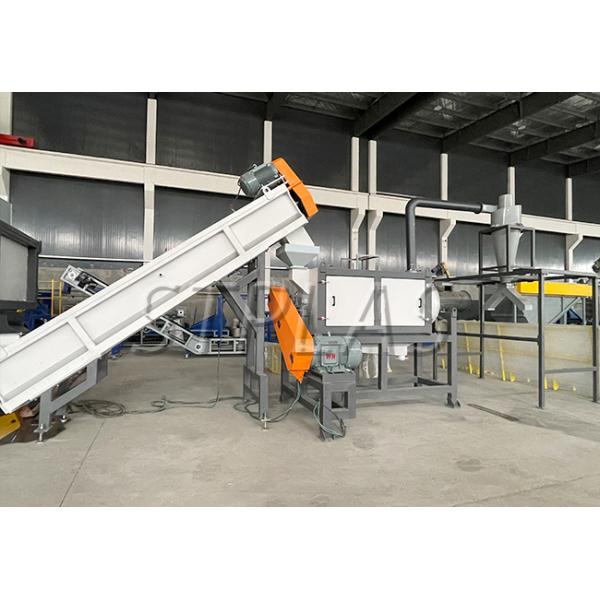 линия стирки HDPE 156kw 1000kg/H SUS304 для барабанчиков/бутылок/корзин/материала бочонков трудного