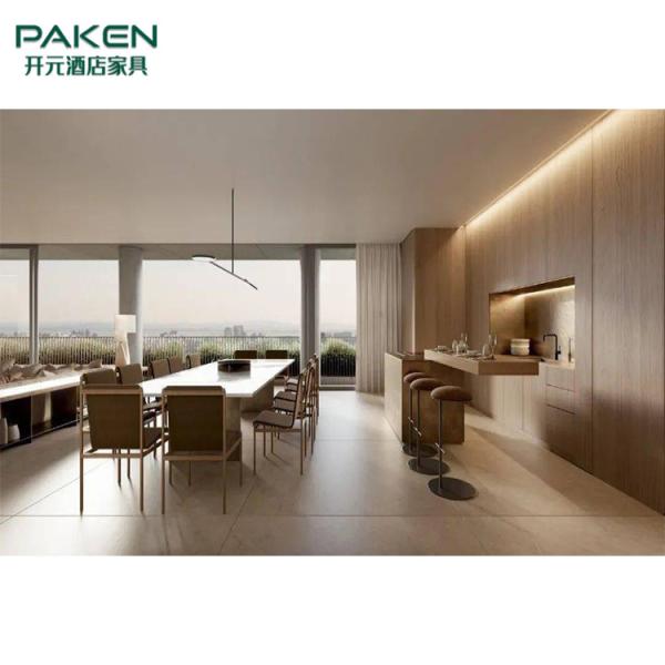 Personalize a cozinha moderna Furniture&Elegant da mobília da casa de campo e de madeira