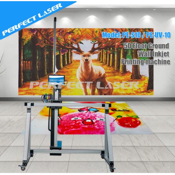 3D Floor Wall Printing Machine Vertical Ground Printing Machine for Mural Art/Interior Decoration/Outdoor Advertising