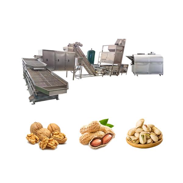 Restaurant Fully Automatic Nut Snack Single Double Rotary Roller Seasoning Flavoring Production Line
